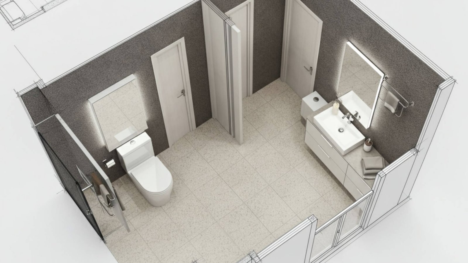 What Is a Jack and Jill Bathroom? Shared Bathroom Design Ideas for Your ...