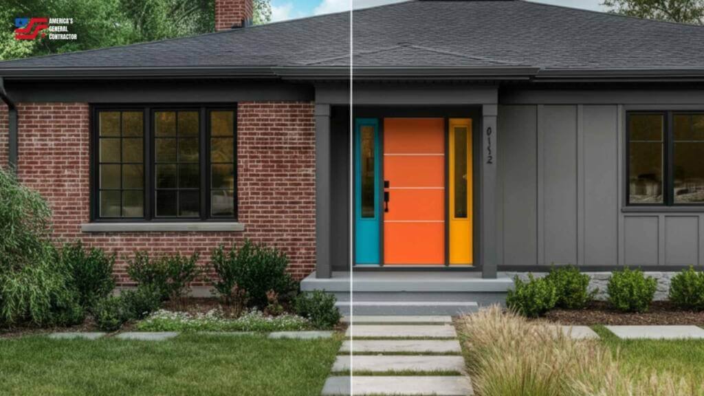 10 Stunning Before and After 1960s Ranch House Exterior Remodel ...