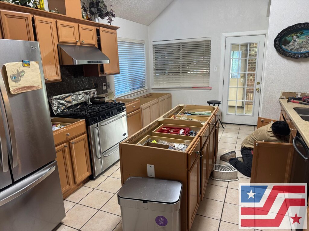 Kitchen Countertop Replacement in Flower Mound, TX – From Formica to White Quartz in Dallas, TX Kitchen Countertop Replacement in Flower Mound, TX – From Formica to White Quartz in Dallas, TX