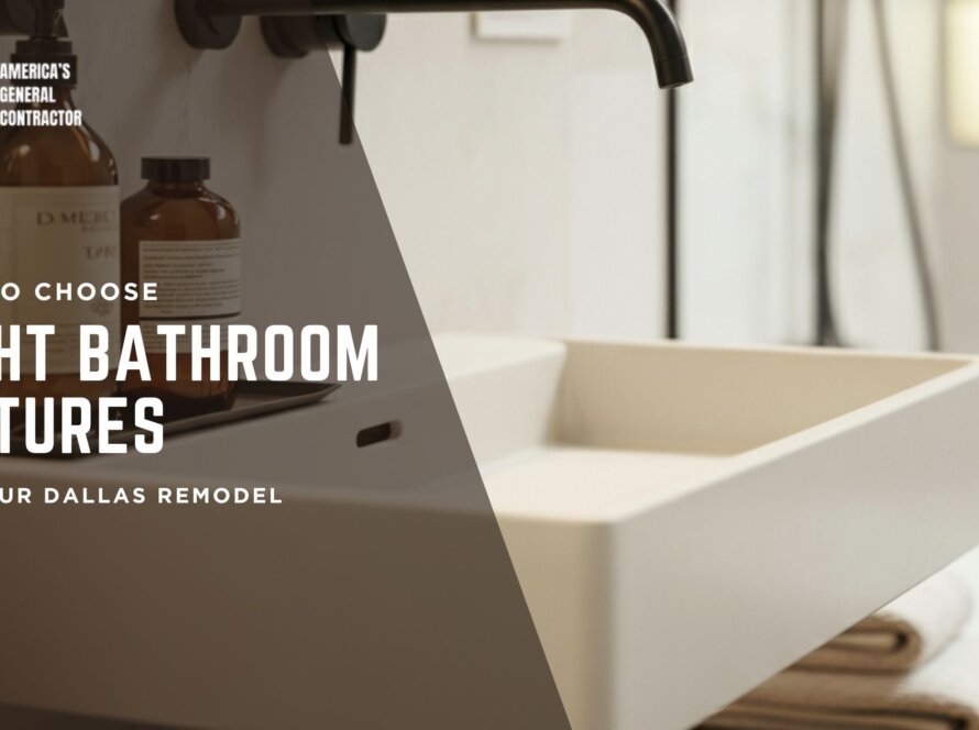 Guide for selecting bathroom fixtures