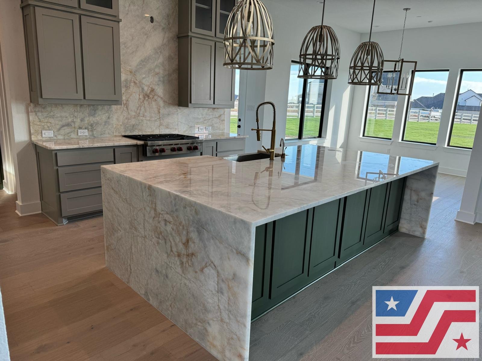 Luxury Kitchen Remodel in Southlake, TX – Quartzite Countertops & Custom Painted Island in Dallas, TX Luxury Kitchen Remodel in Southlake, TX – Quartzite Countertops & Custom Painted Island