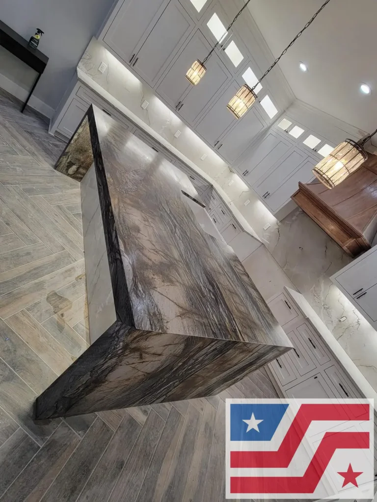 Luxury Quartzite Kitchen Remodel in Lucas, TX – Full Countertops & Custom Island Transformation in Dallas, TX Luxury Quartzite Kitchen Remodel in Lucas, TX – Full Countertops & Custom Island Transformation in Dallas, TX