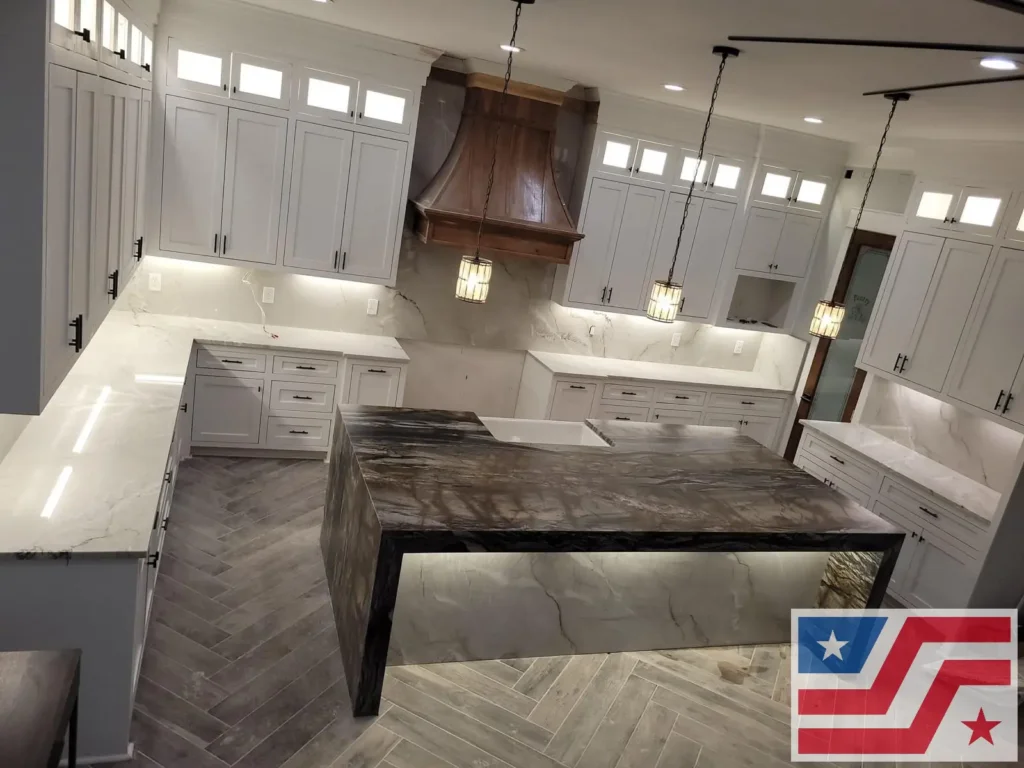 Luxury Quartzite Kitchen Remodel in Lucas, TX – Full Countertops & Custom Island Transformation in Dallas, TX Luxury Quartzite Kitchen Remodel in Lucas, TX – Full Countertops & Custom Island Transformation in Dallas, TX