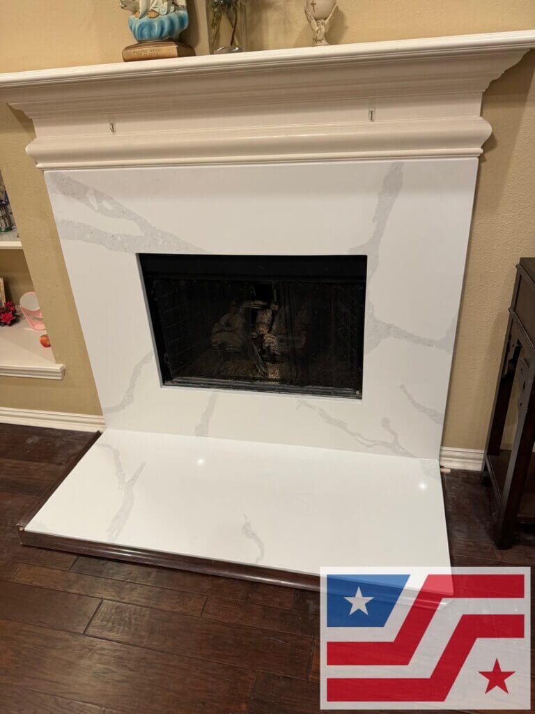 Quartz Countertop & Fireplace Installation in Richardson, TX – Modern Home Remodel by AGC in Dallas, TX Quartz Countertop & Fireplace Installation in Richardson, TX – Modern Home Remodel by AGC in Dallas, TX