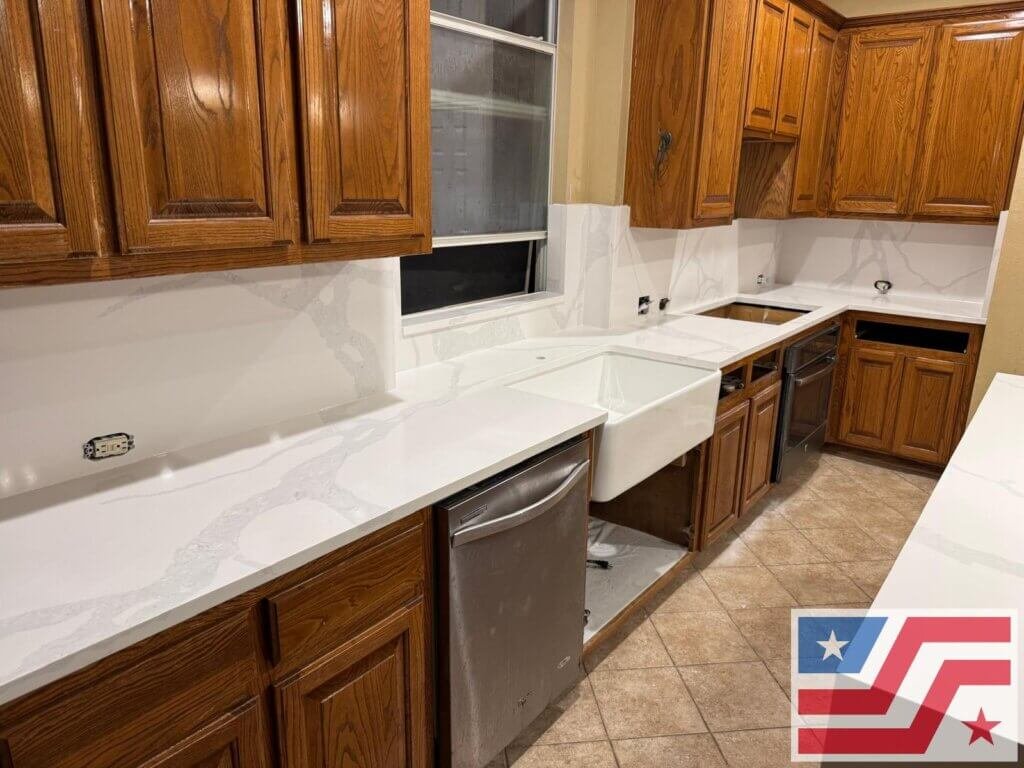 Quartz Countertop & Fireplace Installation in Richardson, TX – Modern Home Remodel by AGC in Dallas, TX Quartz Countertop & Fireplace Installation in Richardson, TX – Modern Home Remodel by AGC in Dallas, TX