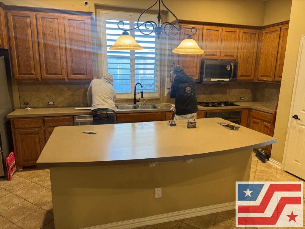 Quartz Countertop & Fireplace Installation in Richardson, TX – Modern Home Remodel by AGC in Dallas, TX Quartz Countertop & Fireplace Installation in Richardson, TX – Modern Home Remodel by AGC in Dallas, TX