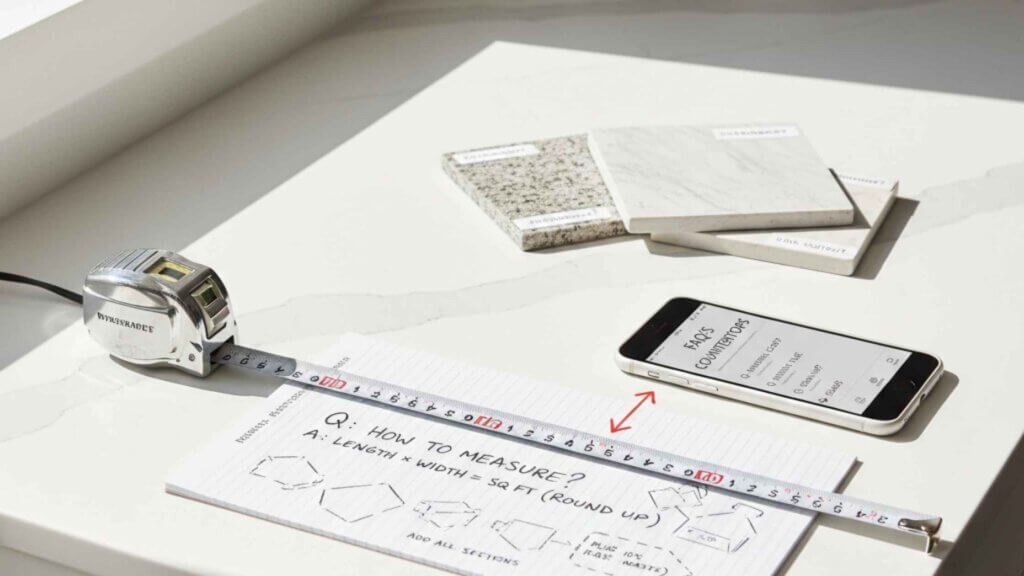How to Calculate Square Feet of a Countertop: A Step-by-Step Guide for Accurate Measurements in Dallas, TX How to Calculate Square Feet of a Countertop: A Step-by-Step Guide for Accurate Measurements in Dallas, TX