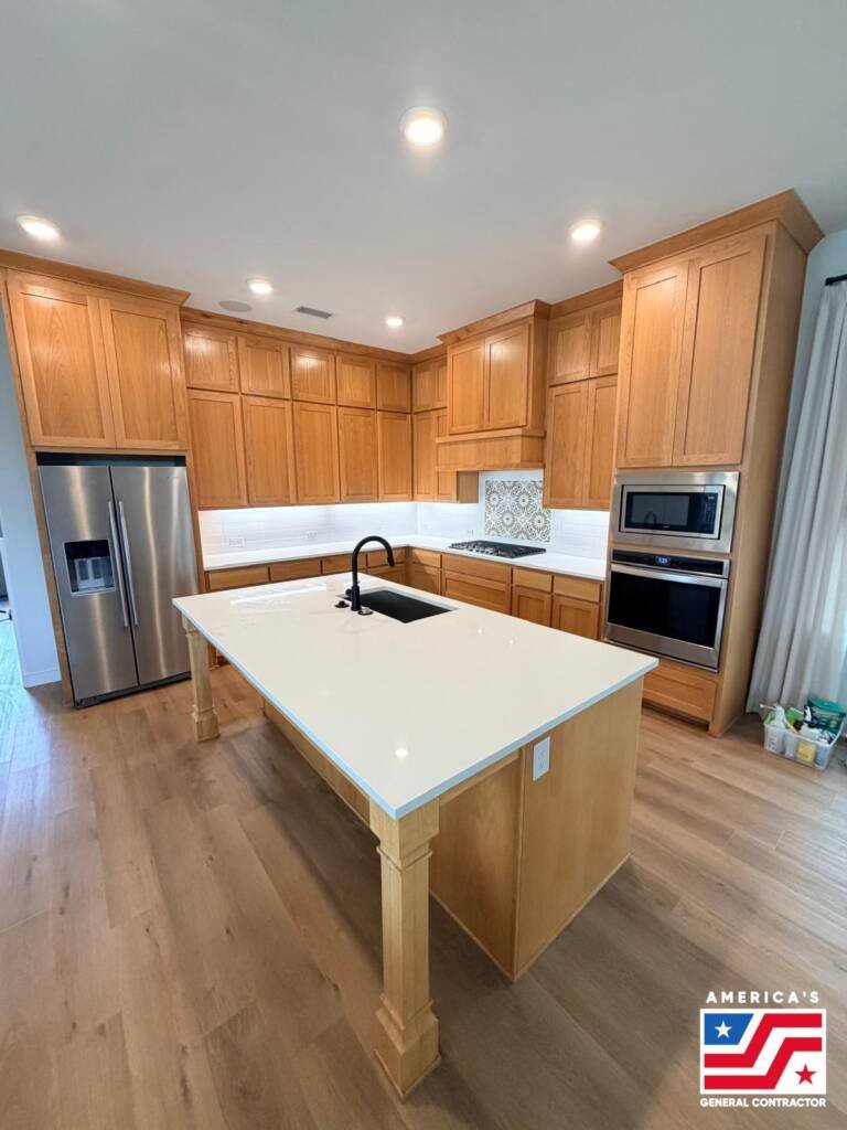 Custom Kitchen Countertop & Backsplash Remodel – Frisco, TX in Dallas, TX