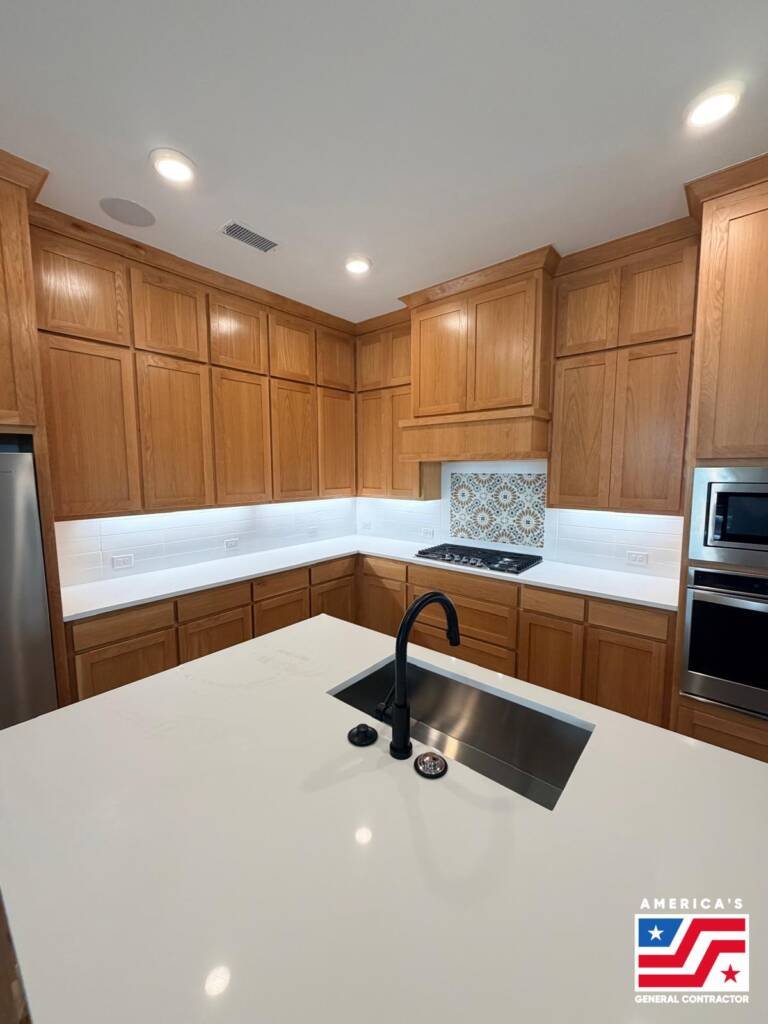 Custom Kitchen Countertop & Backsplash Remodel – Frisco, TX in Dallas, TX