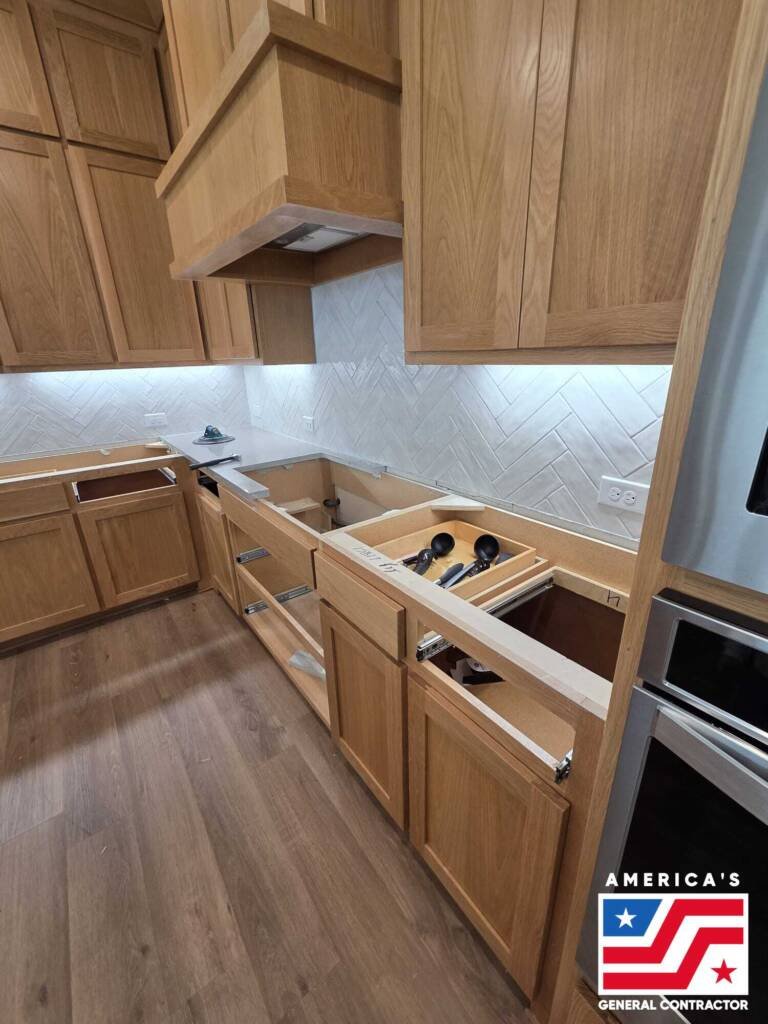 Custom Kitchen Countertop & Backsplash Remodel – Frisco, TX in Dallas, TX