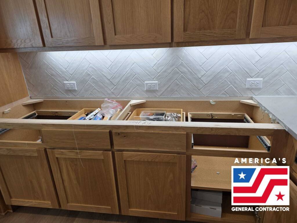 Custom Kitchen Countertop & Backsplash Remodel – Frisco, TX in Dallas, TX