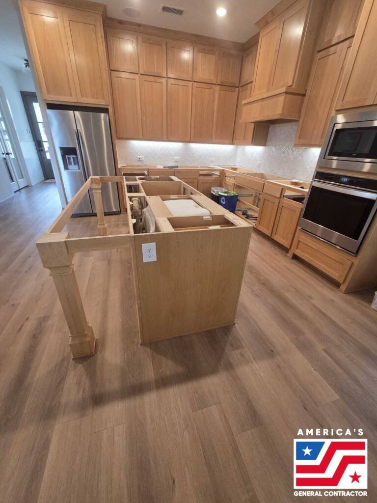 Custom Kitchen Countertop & Backsplash Remodel – Frisco, TX in Dallas, TX