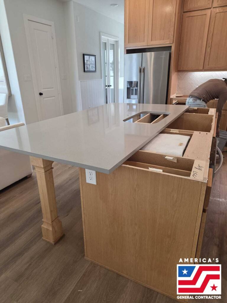 Custom Kitchen Countertop & Backsplash Remodel – Frisco, TX in Dallas, TX