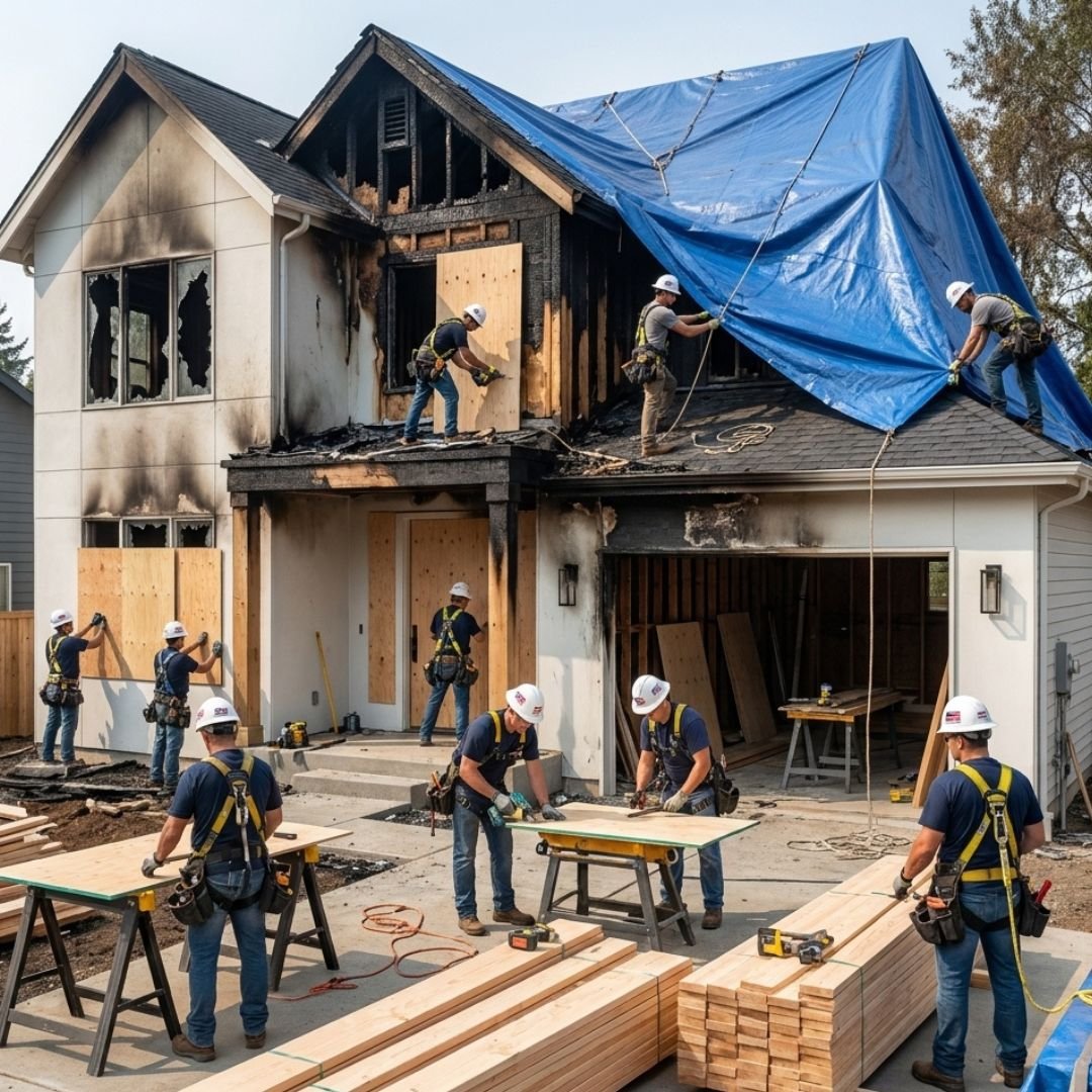 Fire Damage Restoration in Dallas, TX